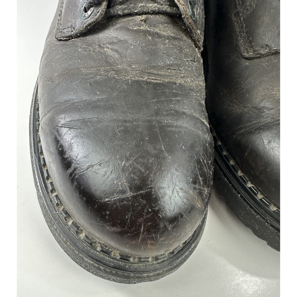 Distressed Red Wing 414 EH Work Boots Brown Leather Men's Size 11 D USA Made - Picture 7 of 16